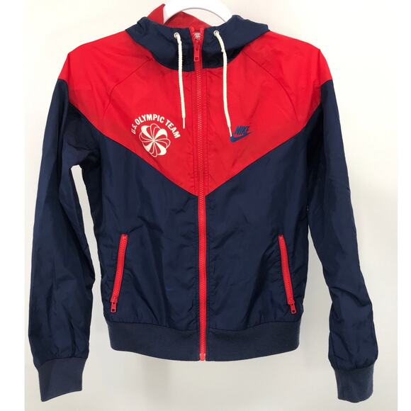Nike Vintage U.S. Olympic Team Full Zip Windbreaker Jacket Size S - Picture 4 of 10